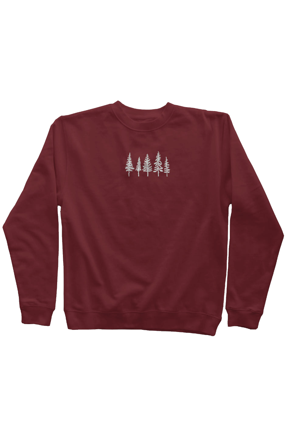Crewneck Sweatshirt, Trees