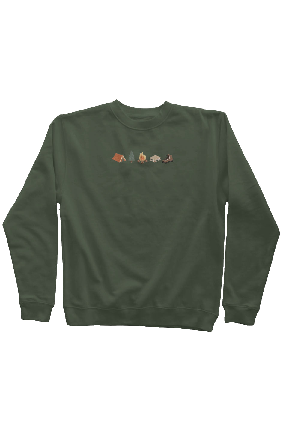Crewneck Sweatshirt, Camping Things