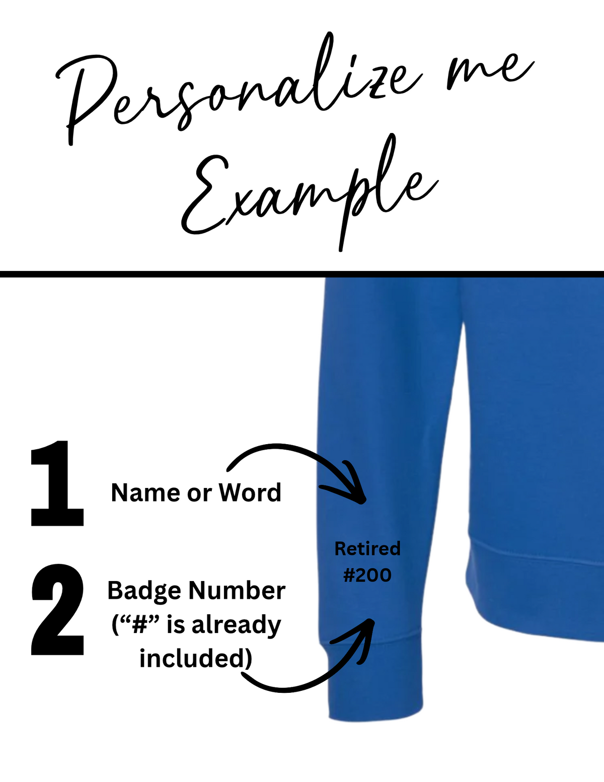 BTBL Block & Script | Embroidered Crewneck Sweatshirt