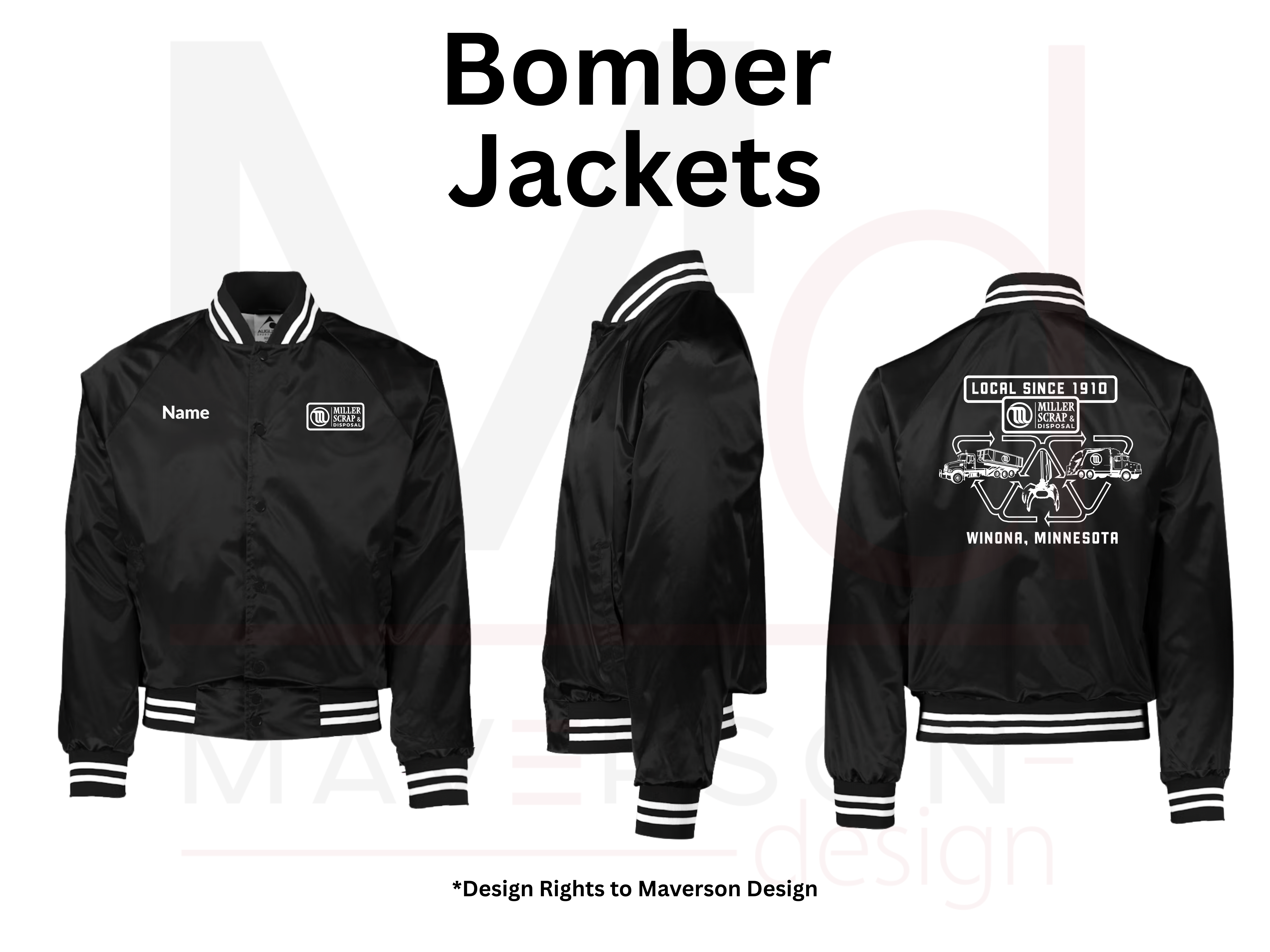 Miller Scrap Bomber Jackets