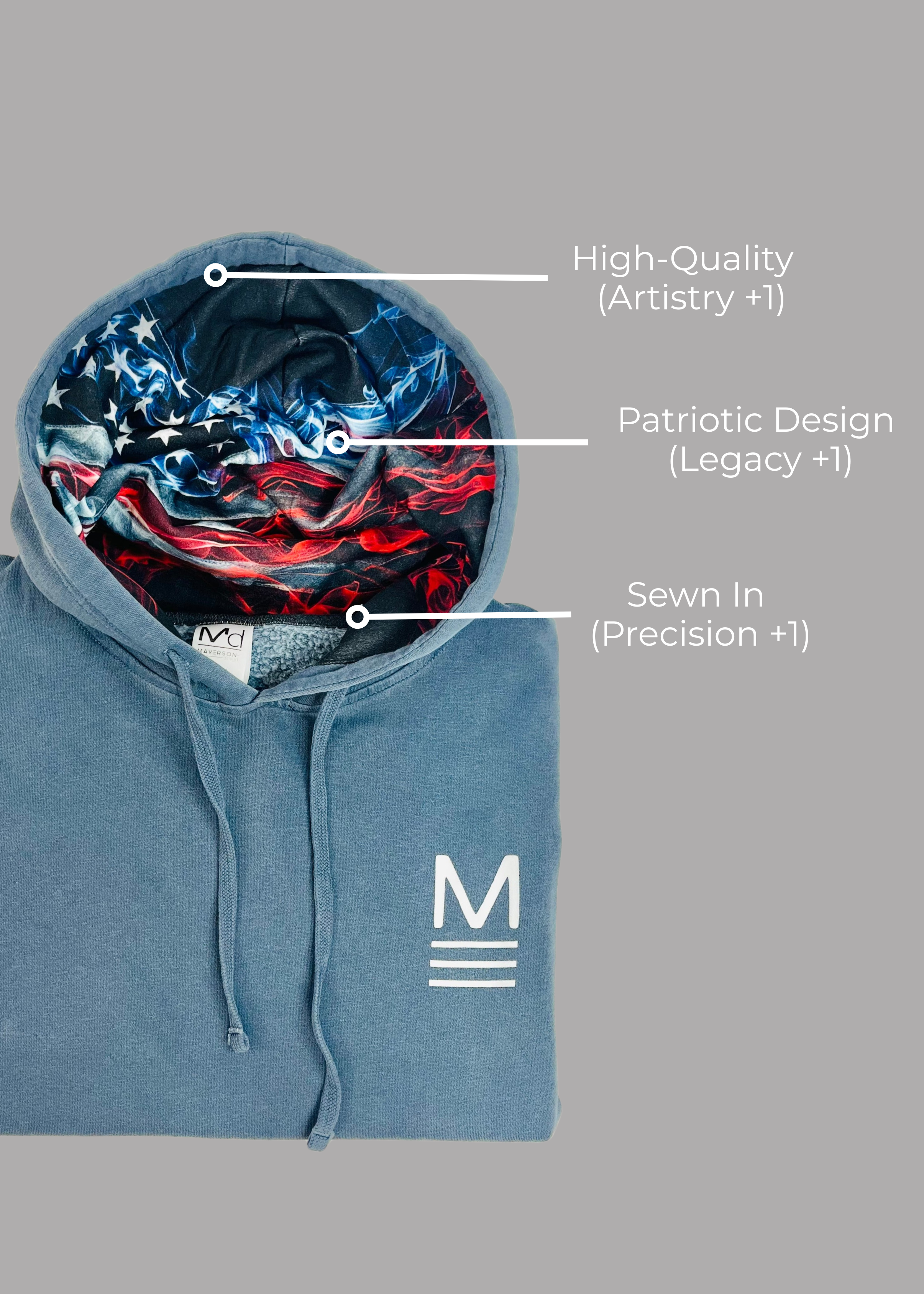 Ember Flag Hoodie