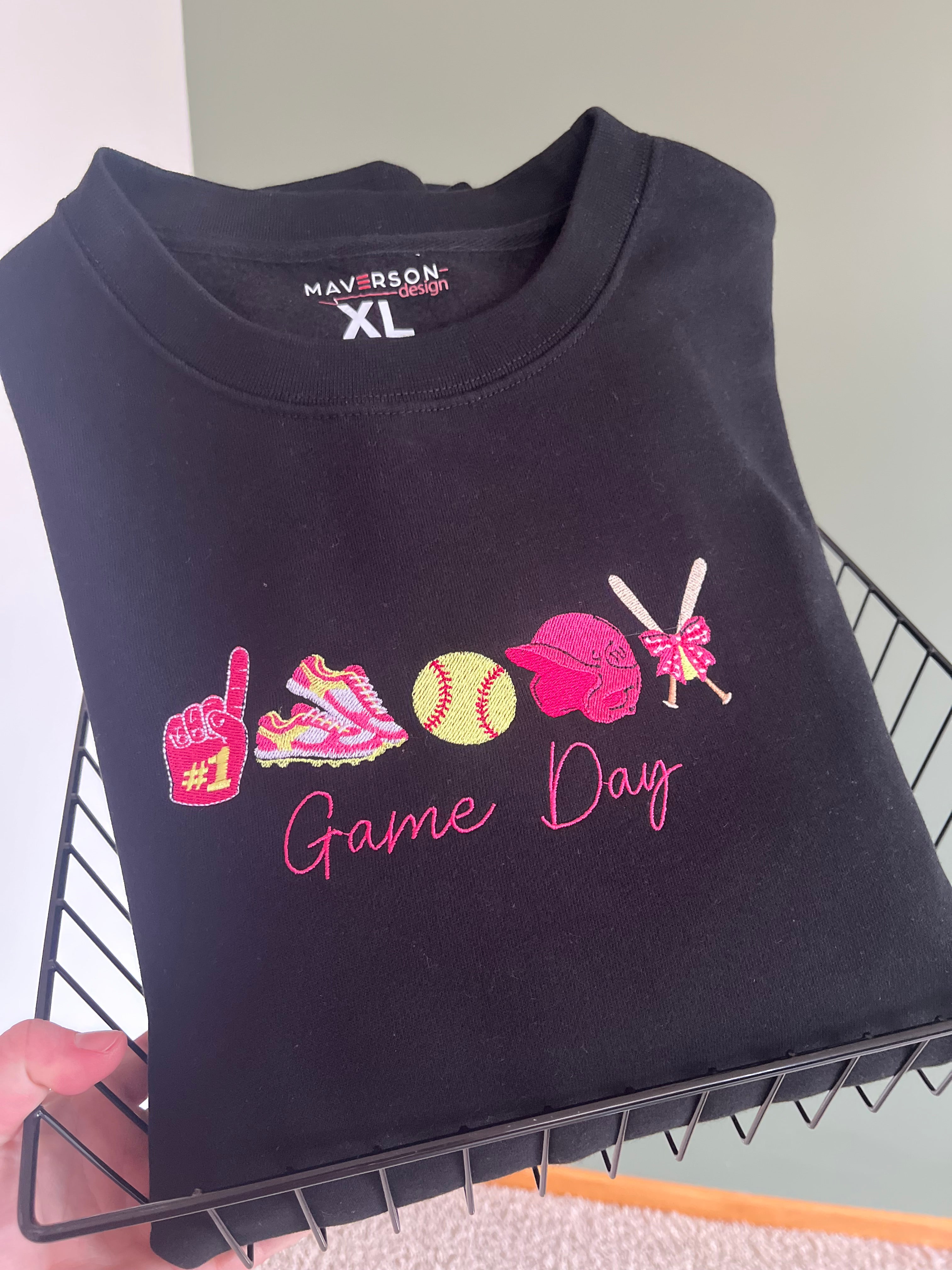 Softball Game Day Crewneck
