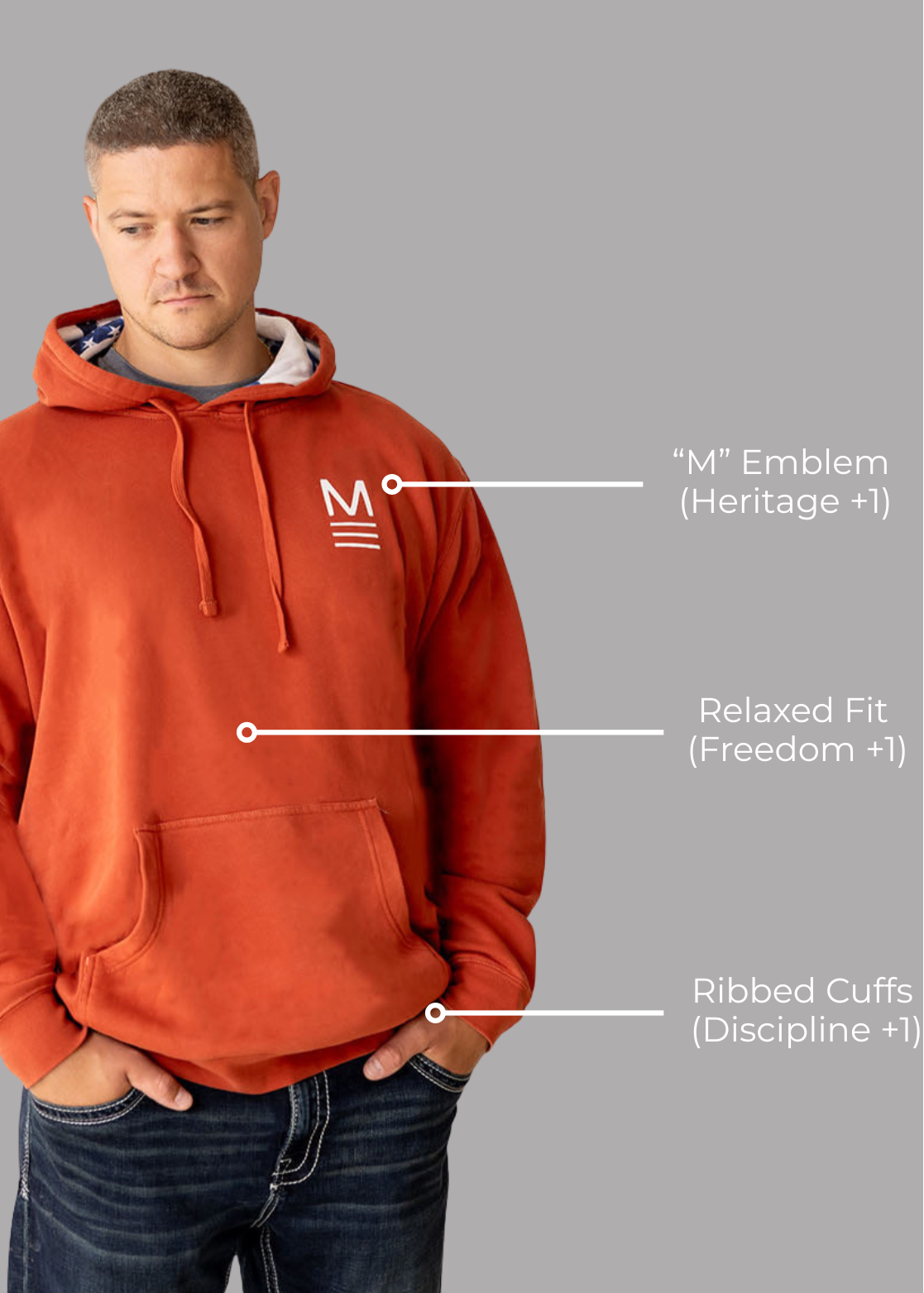 Folded Honor Hoodie