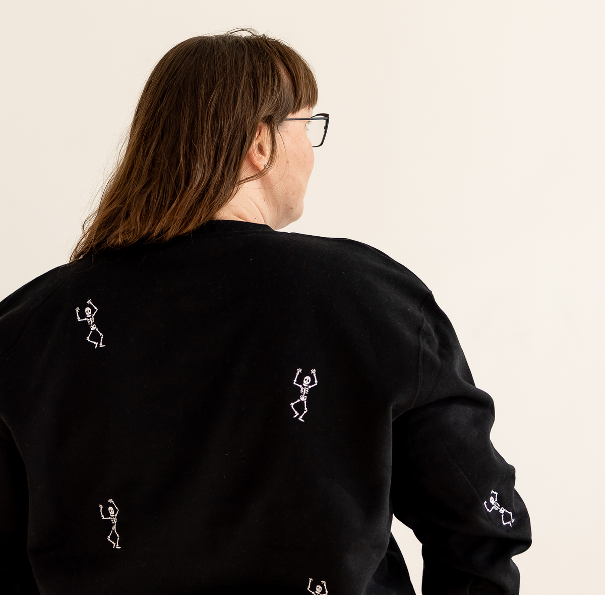 Skeleton's | Little's | Embroidered Crewneck Sweatshirt