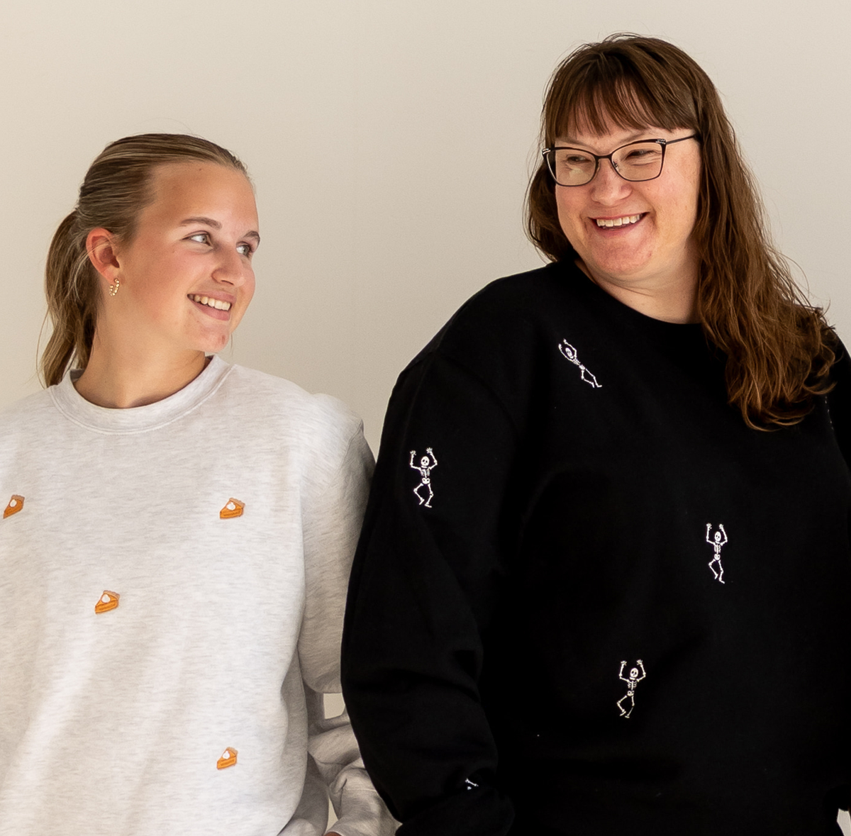 Skeleton's | Little's | Embroidered Crewneck Sweatshirt