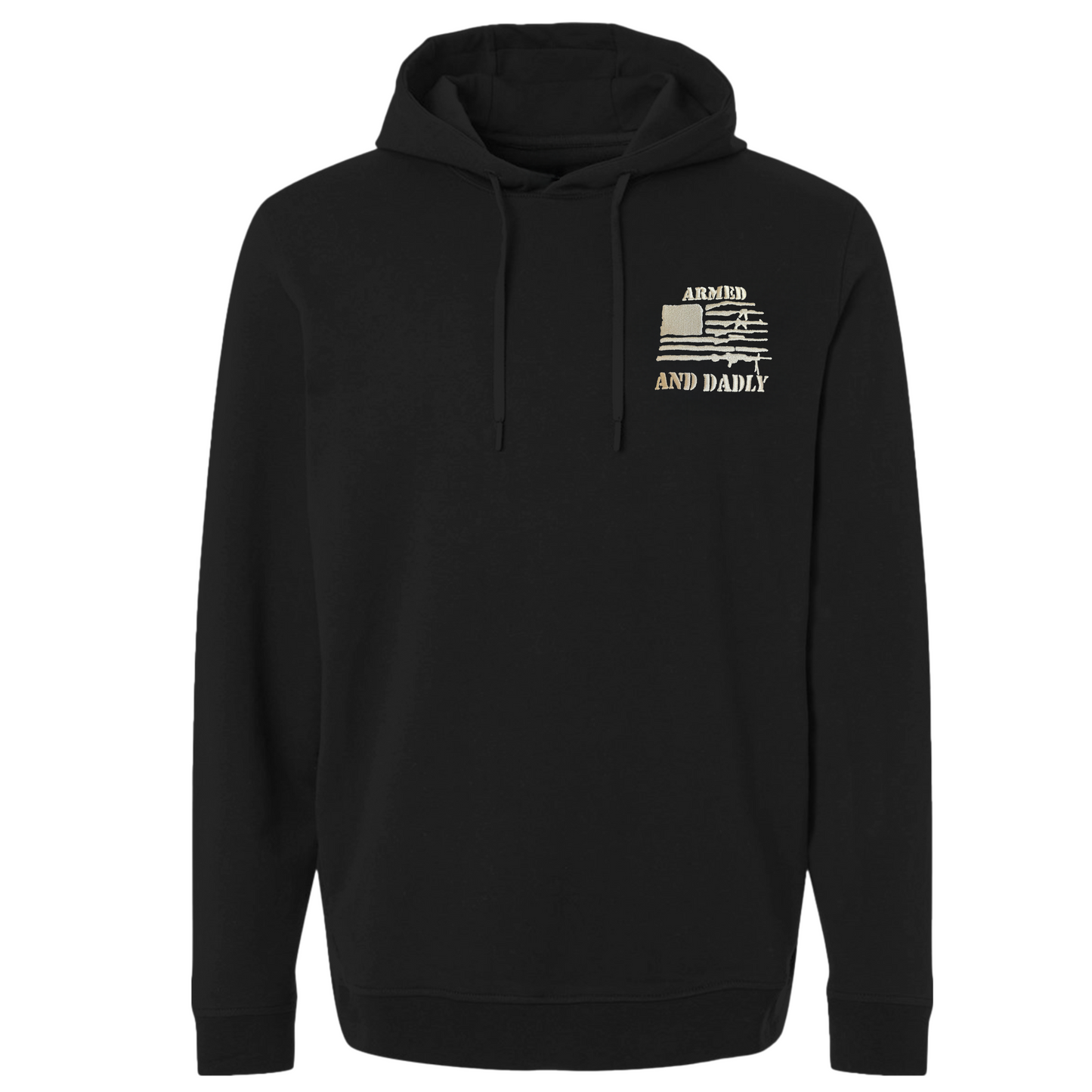 Performance Hooded Sweatshirt, Armed and Dadly