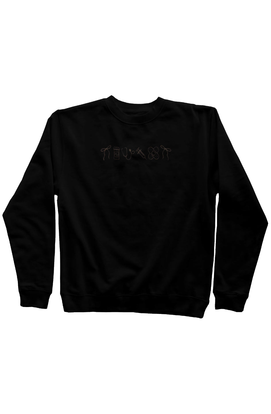 Crewneck Sweatshirt, Nurse Things, Pink
