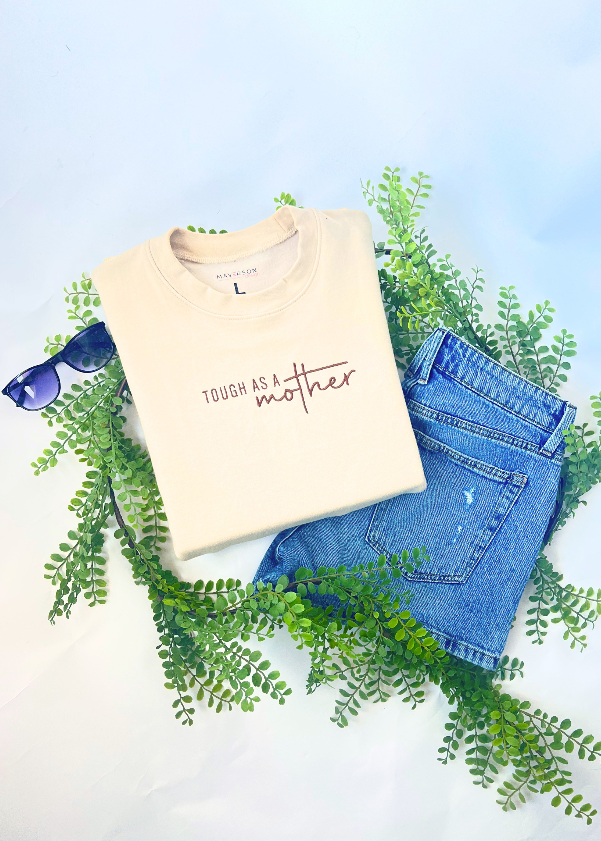 Tough As a Mother | Crewneck Sweatshirt
