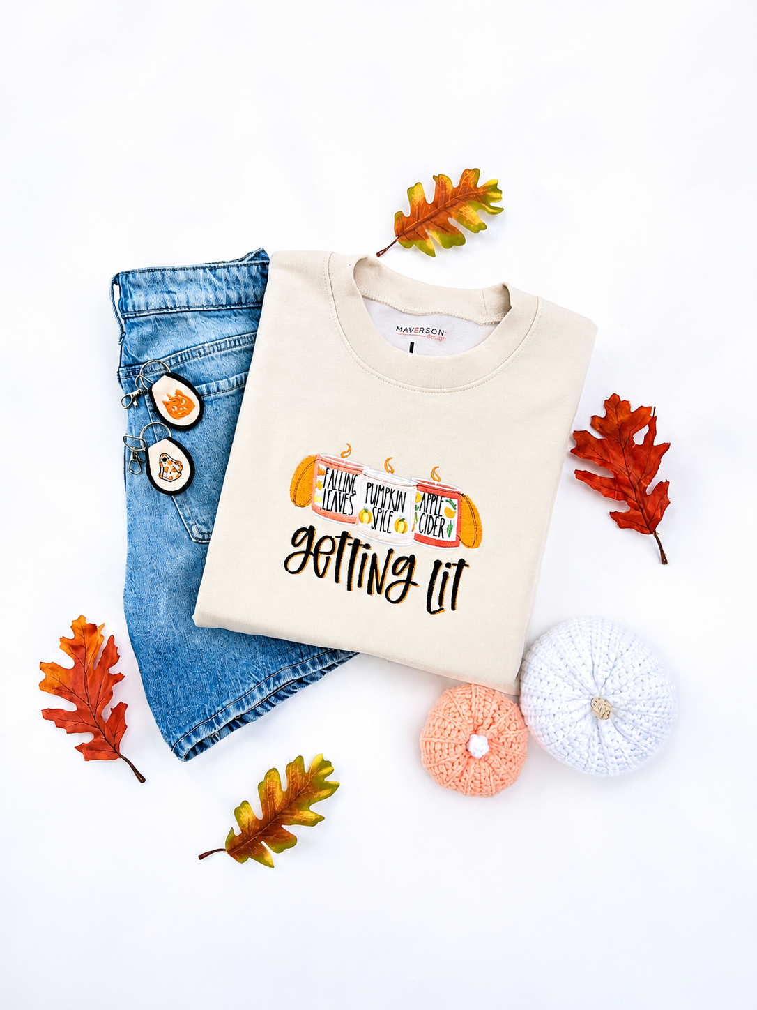 Getting Lit Candles | Crewneck Sweatshirt