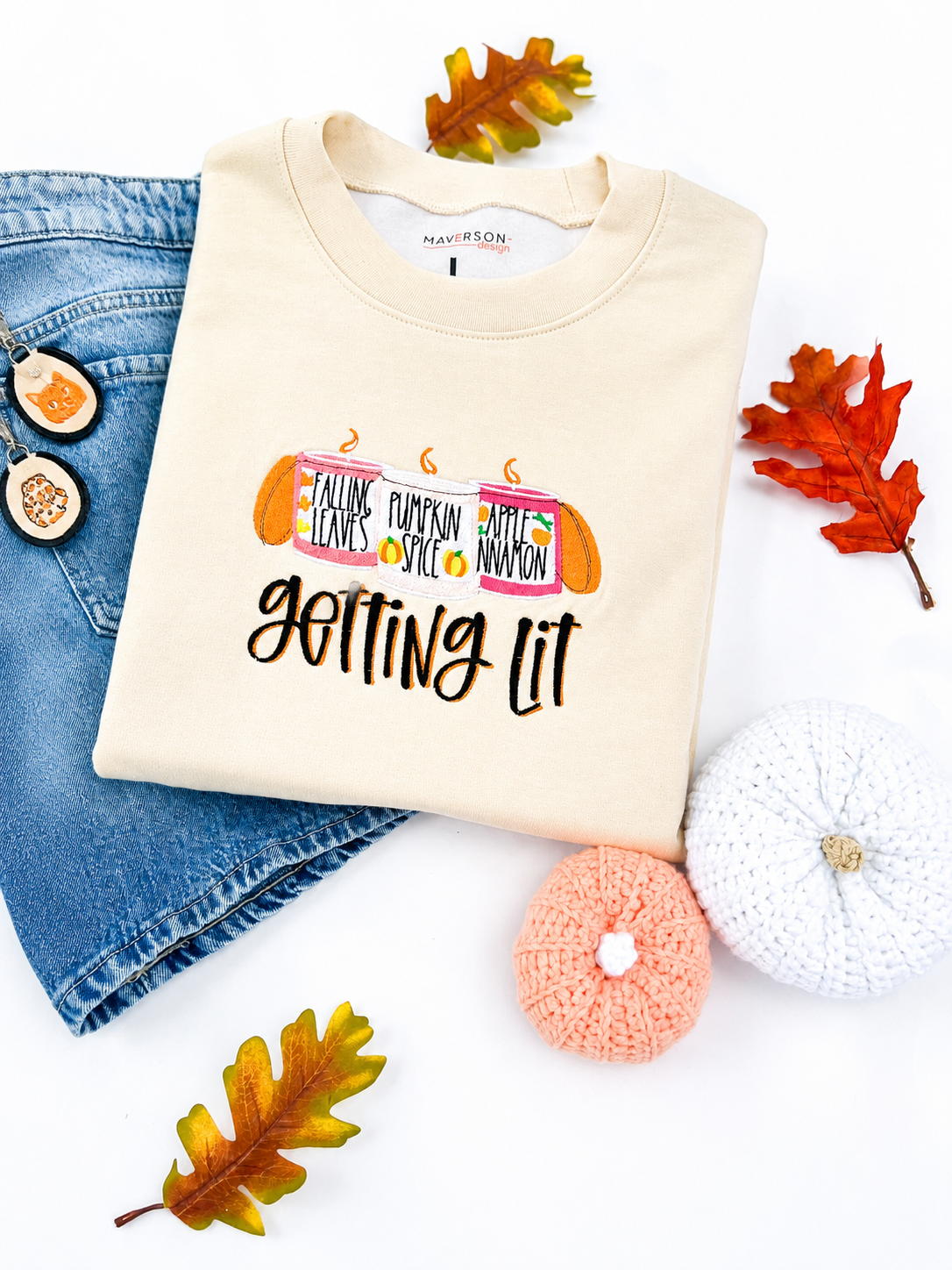 Getting Lit Candles | Crewneck Sweatshirt