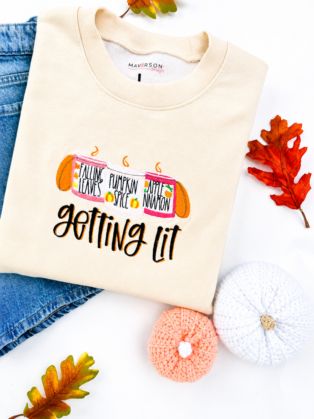 Getting Lit Candles | Crewneck Sweatshirt