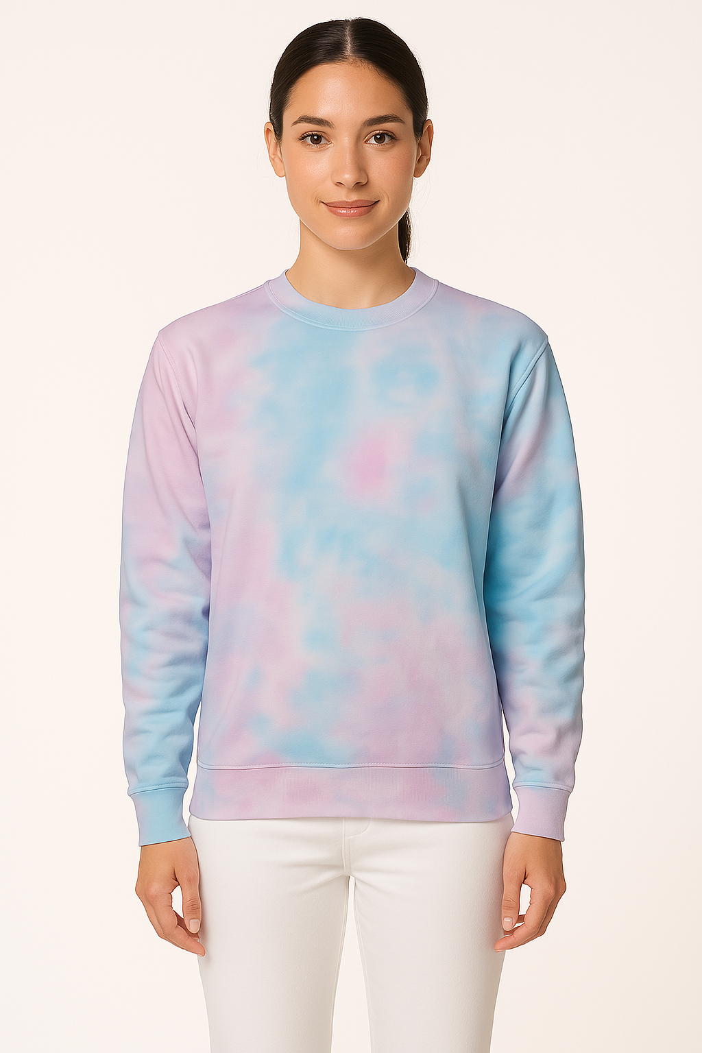 Women's Cotton Candy Crew Neck Sweatshirt