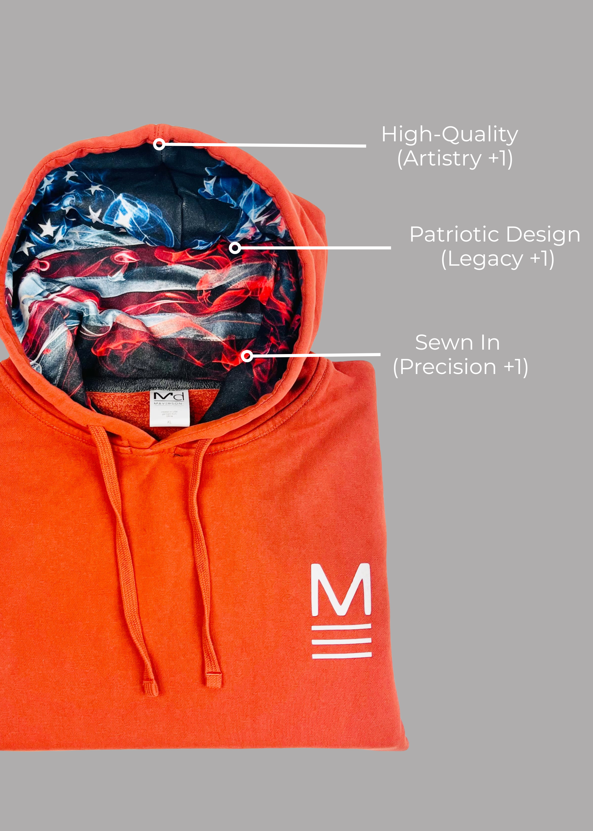 Ember Flag Hoodie