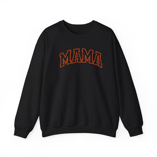 MAMA, Crewneck Sweatshirt, Embroidered