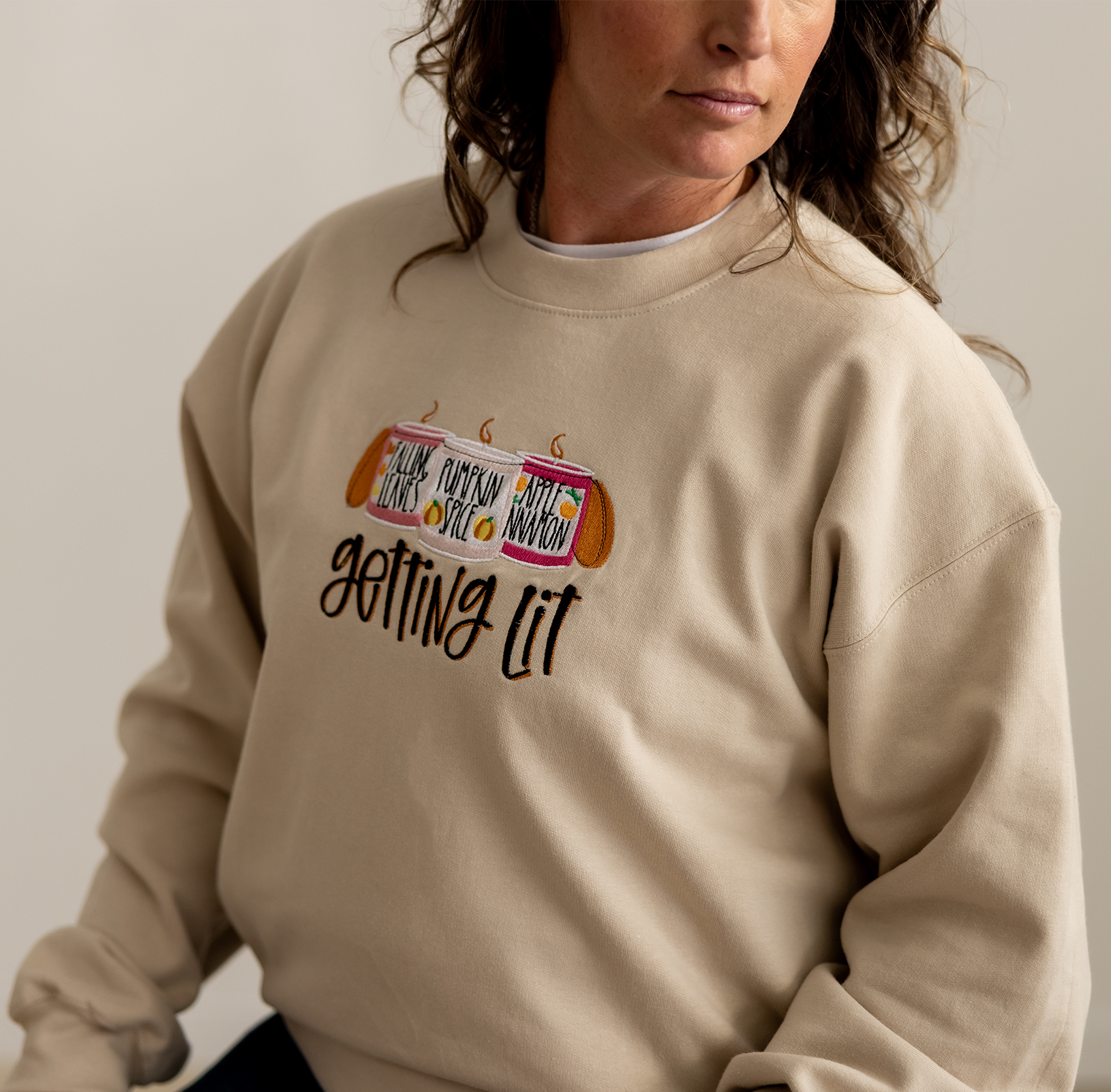 Getting Lit Candles | Crewneck Sweatshirt