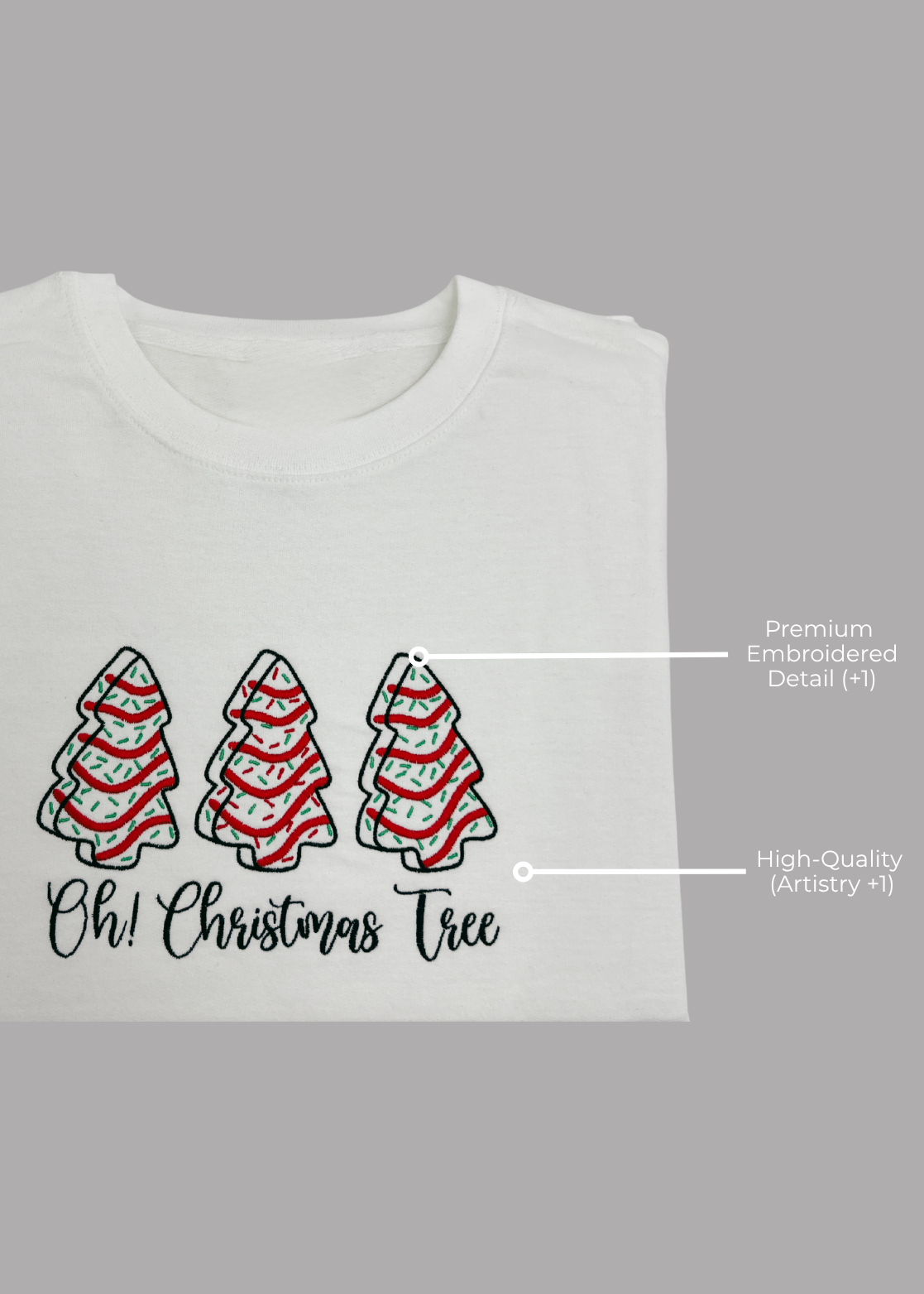 white crewneck sweatshirt