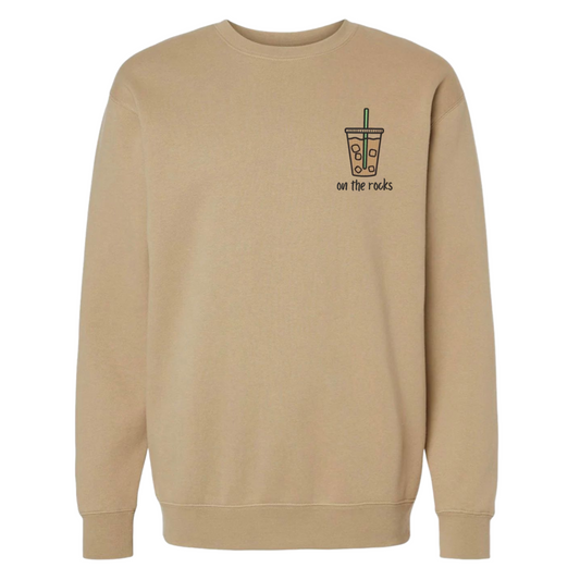 Crewneck Sweatshirt, On the Rocks