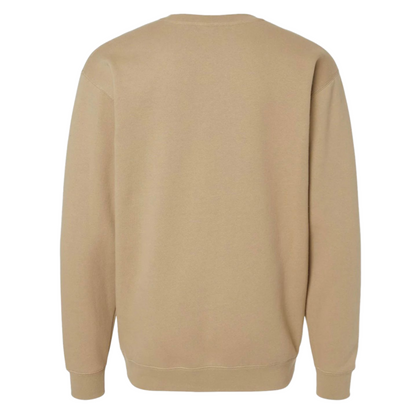 Crewneck Sweatshirt, Cabin and Trees