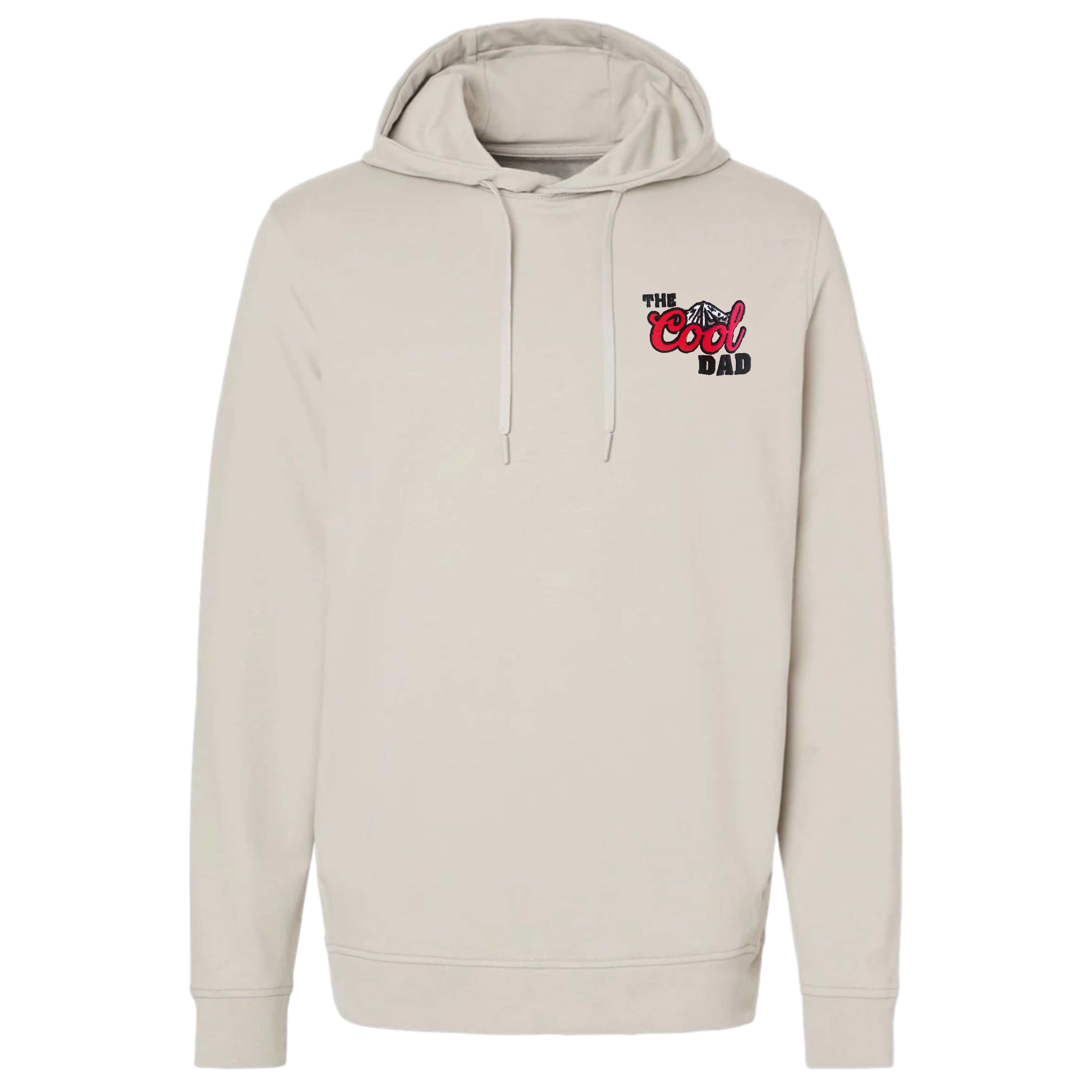 Performance Hooded Sweatshirt, The Cool Dad (Smoke White Color)
