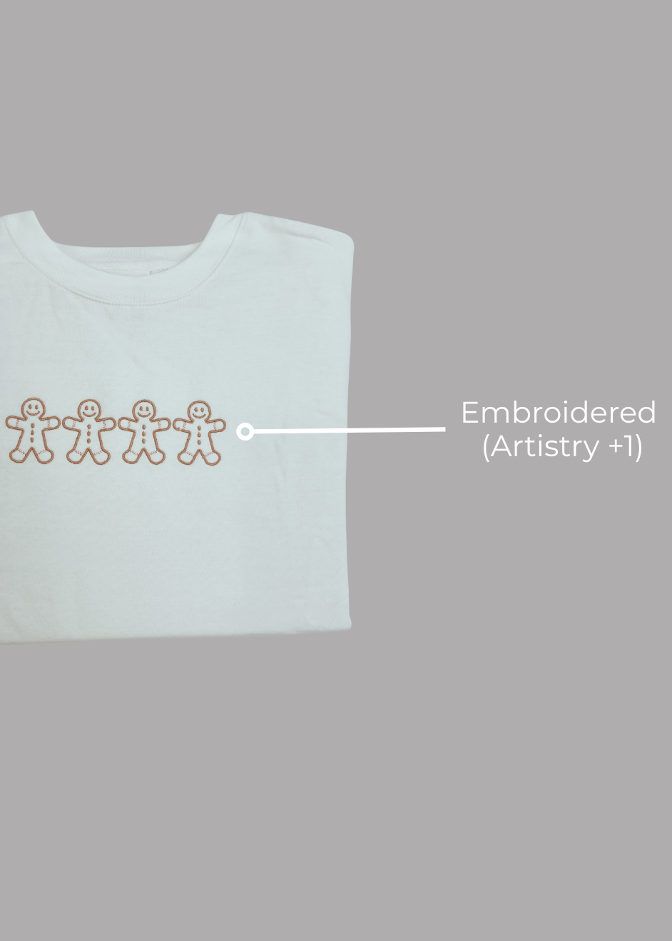 white and brown gingerbread