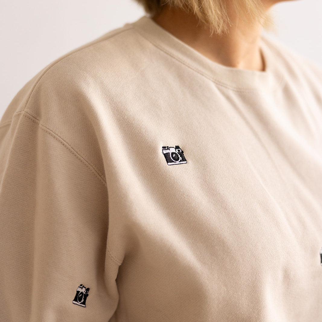 Camera | Little's | Embroidered Crewneck Sweatshirt
