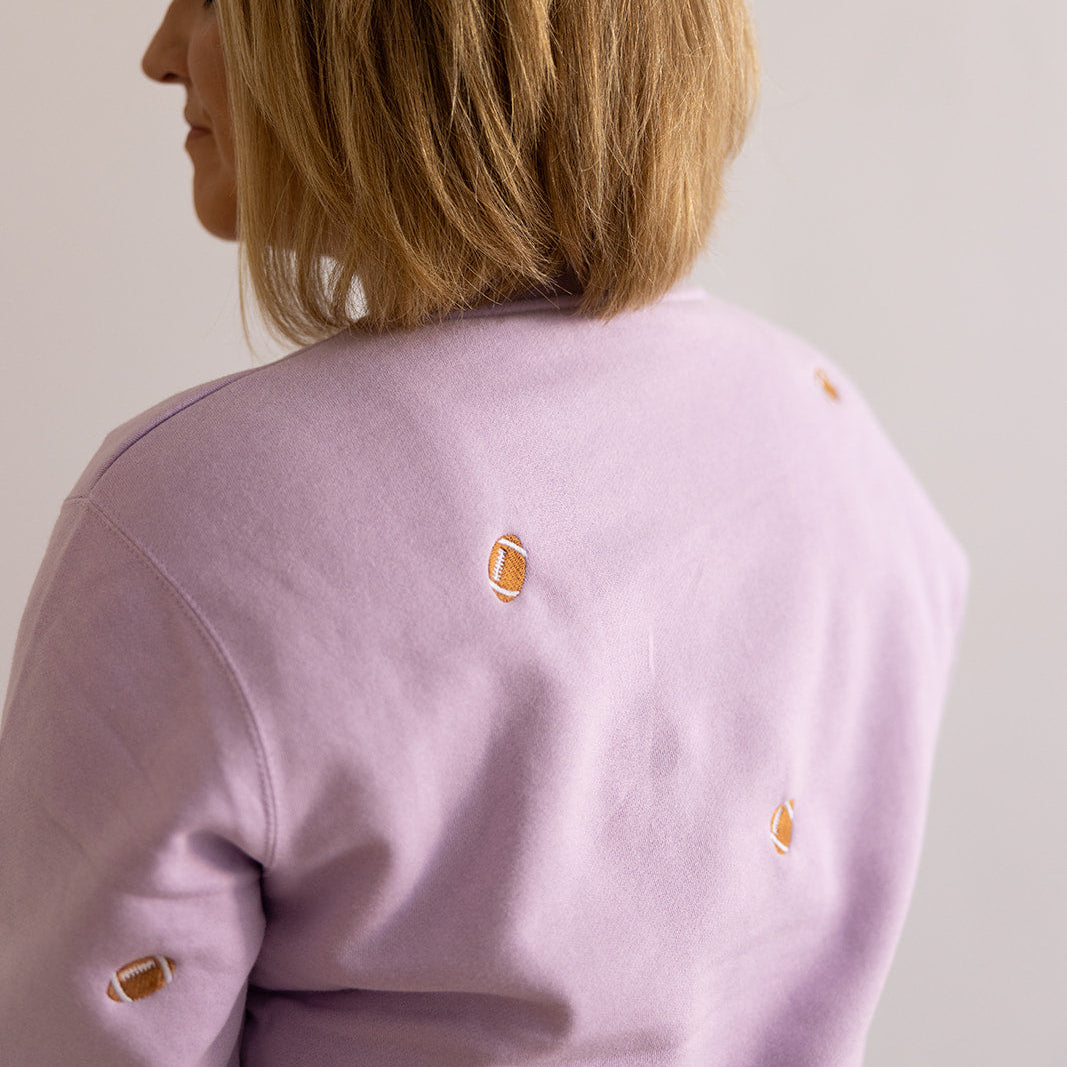 Football | Little's | Crewneck Embroidered Sweatshirt