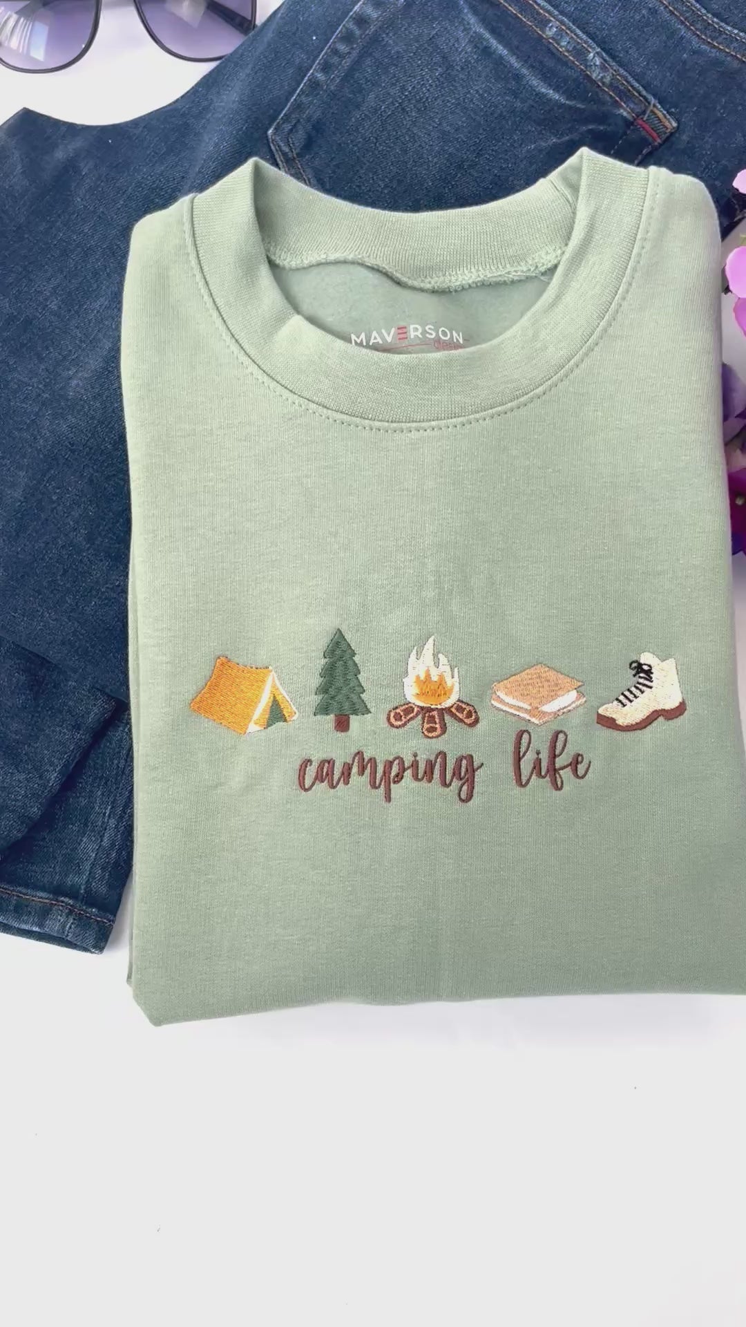 camping life video close up
