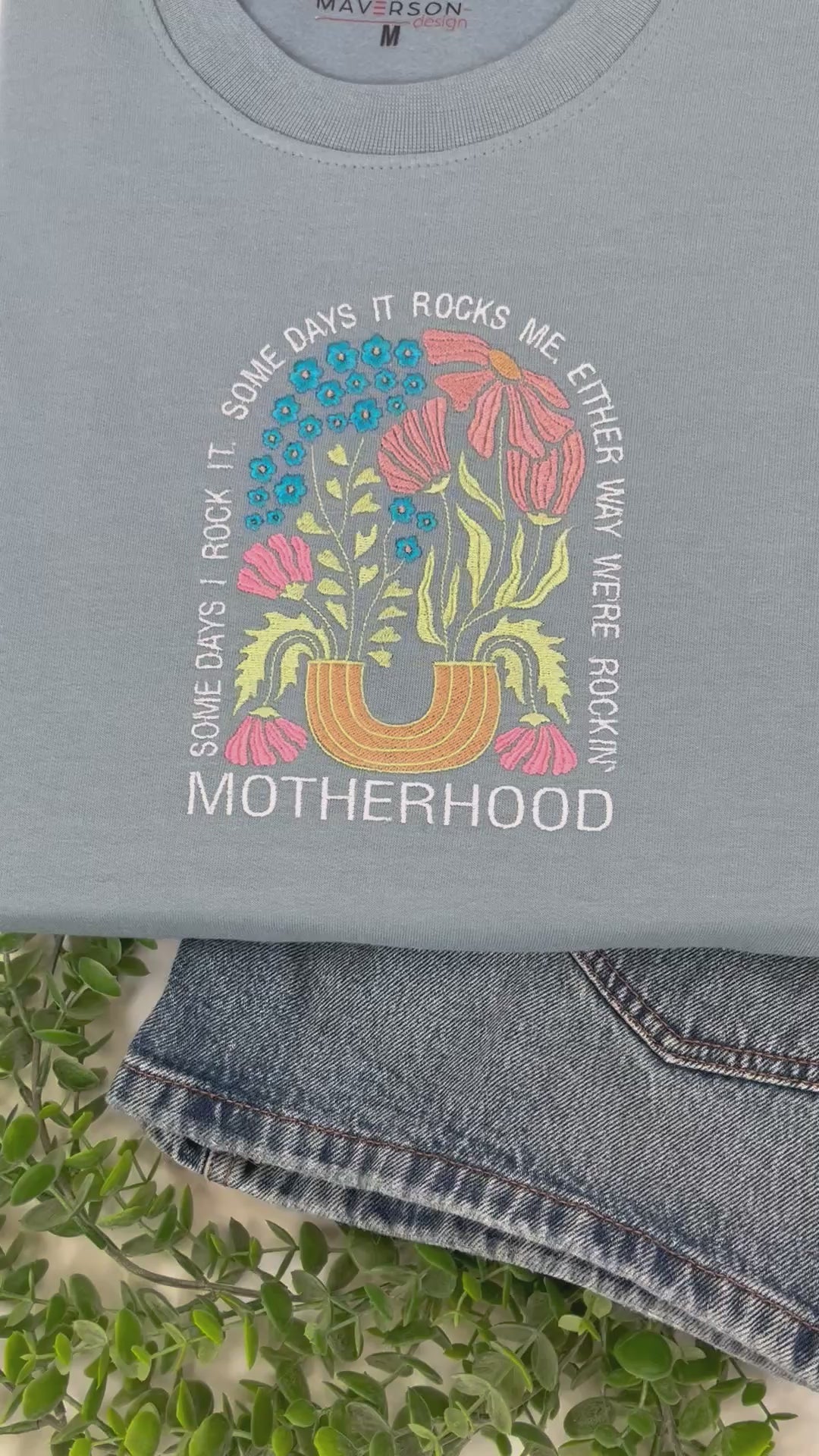 video of motherhood rockin