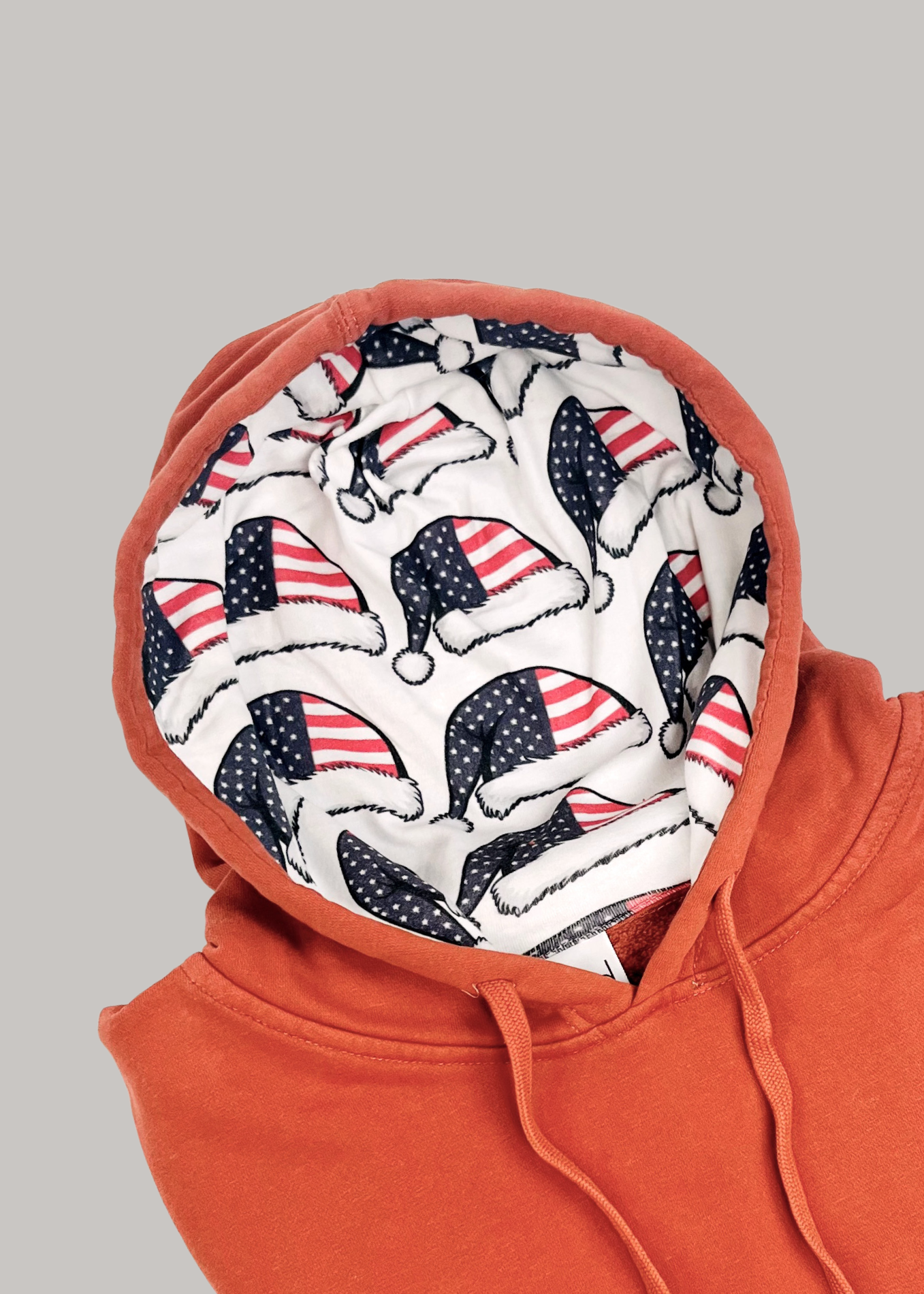 santas hat lined hood